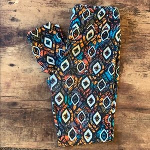Multicolor floral Lularoe OS leggings